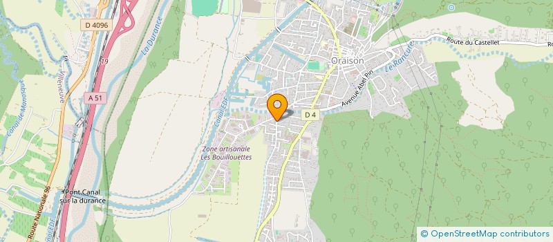 localisation de l'entreprise MADAME LARA GOMES  ORAISON