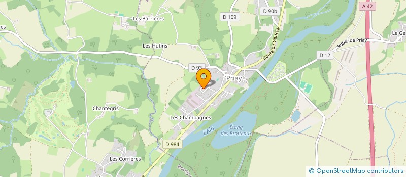 localisation de l'entreprise MADAME LARA HUGUET  PRIAY