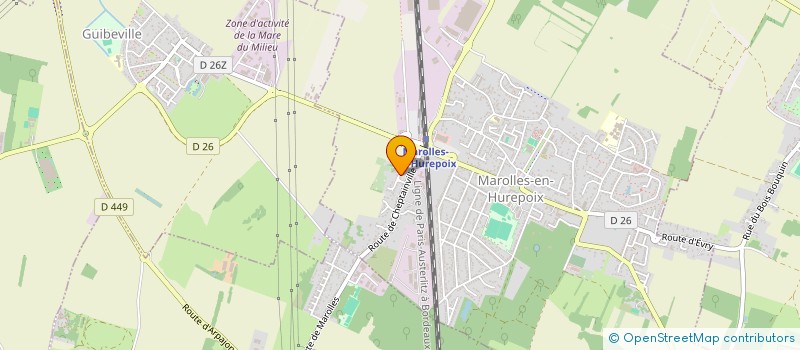 localisation de l'entreprise MADAME LARA HUNKELER  MAROLLES-EN-HUREPOIX