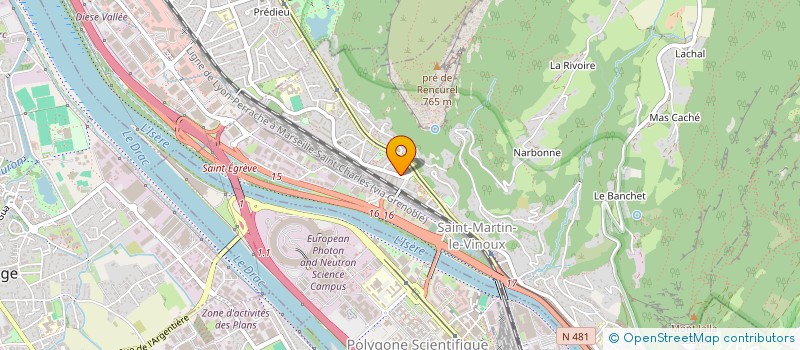 localisation de l'entreprise MADAME LARA IVANE TITAN  SAINT-MARTIN-LE-VINOUX