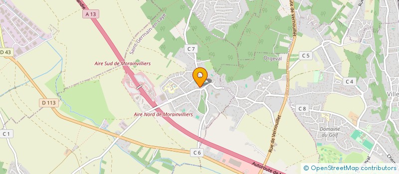 localisation de l'entreprise MADAME LARA JALWAN  MORAINVILLIERS