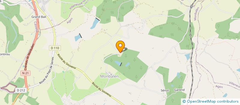 localisation de l'entreprise MADAME LARA JANSSEN  MONBALEN