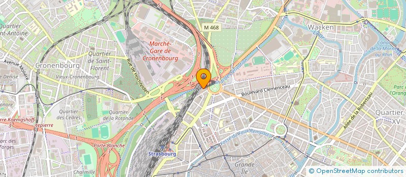 localisation de l'entreprise MADAME LARA JEANCLAUDE à STRASBOURG