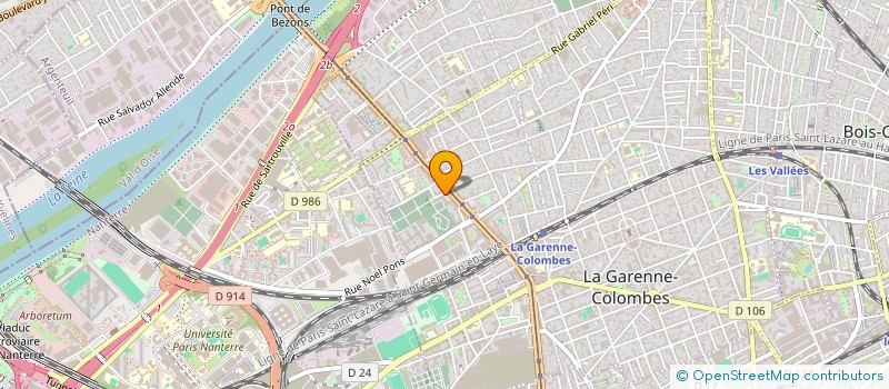 localisation de l'entreprise MADAME LARA JIMENEZ à COLOMBES
