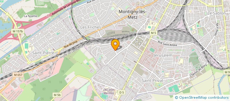 localisation de l'entreprise MADAME LARA JOLY  MONTIGNY-LES-METZ