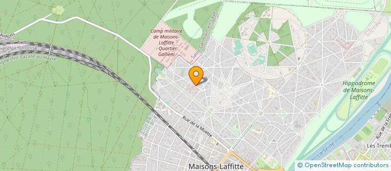 localisation de l'entreprise MADAME LARA KERNER à MAISONS-LAFFITTE