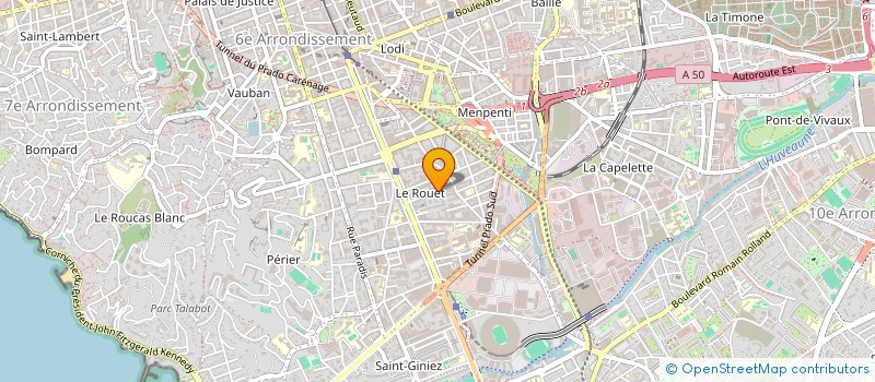 localisation de l'entreprise MADAME LARA LE MEUR à MARSEILLE
