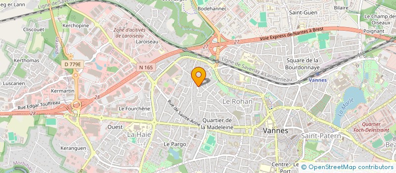 localisation de l'entreprise MADAME LARA LUTZ BARBOSA  VANNES