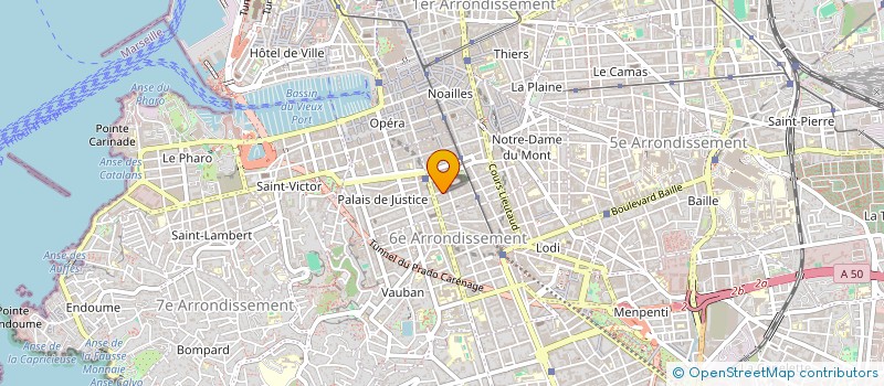 localisation de l'entreprise MADAME LARA MARCHETTI à MARSEILLE