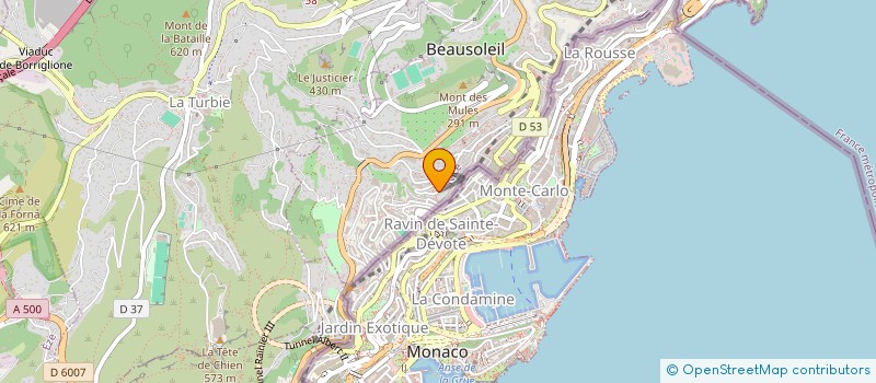 localisation de l'entreprise MADAME LARA MONTEIRO  BEAUSOLEIL