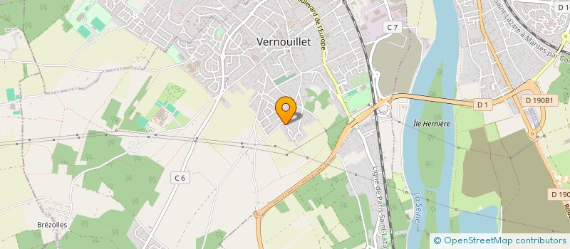 localisation de l'entreprise MADAME LARA OSMANI à VERNOUILLET