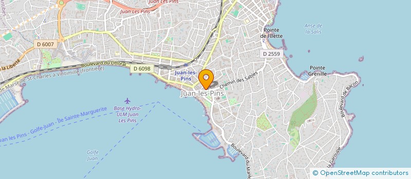localisation de l'entreprise MADAME LARA PACCIARELLA à ANTIBES