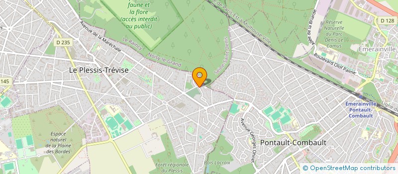 localisation de l'entreprise MADAME LARA PELLETIER  LE PLESSIS-TREVISE