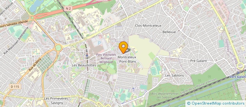 localisation de l'entreprise MADAME LARA PEREIRA DA SILVA à SEVRAN