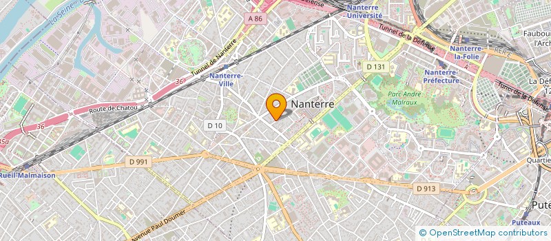 localisation de l'entreprise MADAME LARA PEREZ à NANTERRE