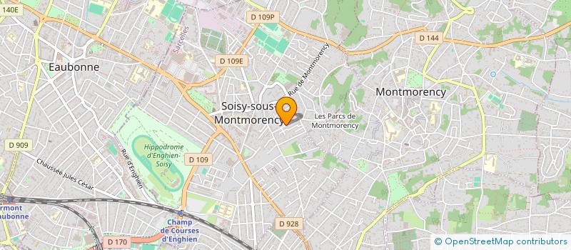 localisation de l'entreprise MADAME LARA RIBEIRO EUSEBIO  SOISY-SOUS-MONTMORENCY