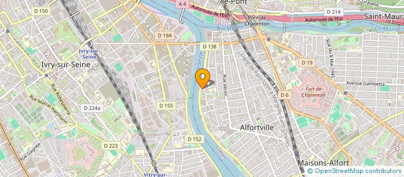 localisation de l'entreprise MADAME LARA RIZZO  ALFORTVILLE