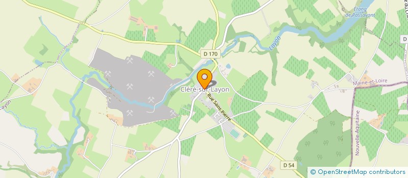 localisation de l'entreprise MADAME LARA ROULET  CLERE-SUR-LAYON