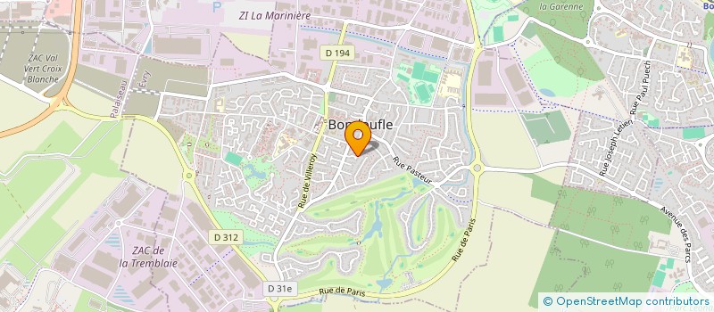 localisation de l'entreprise MADAME LARA SONZINI  BONDOUFLE