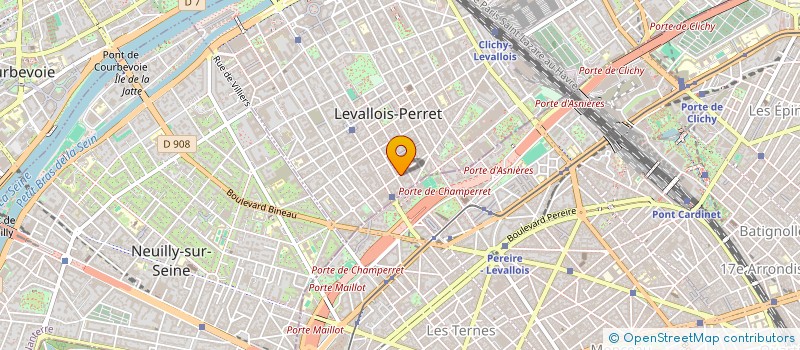 localisation de l'entreprise MADAME LARA VEIL à LEVALLOIS-PERRET