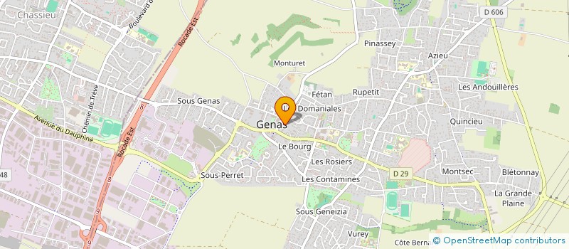 localisation de l'entreprise MADAME LARA VERBRACKEL  GENAS