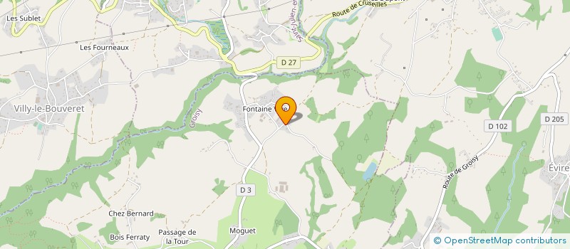 localisation de l'entreprise MADAME LARA VITTECOQ--DESPLANQUES  SAINT-HILAIRE-EN-LIGNIERES