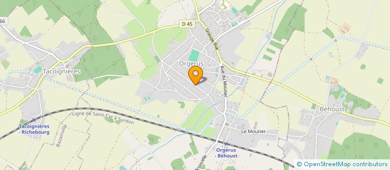 localisation de l'entreprise MADAME LARBA TETOU à ORGERUS