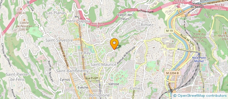 localisation de l'entreprise MADAME LARENZA LORENZI à NICE
