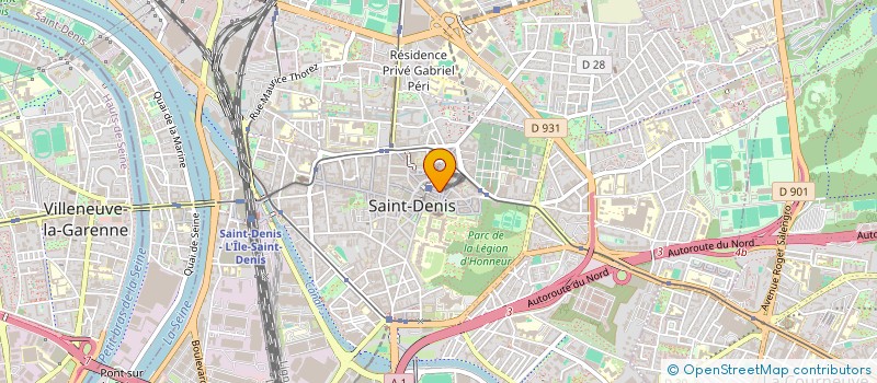 localisation de l'entreprise MADAME LARISA CARA  SAINT-DENIS