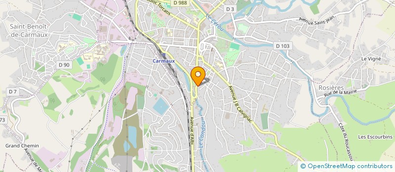 localisation de l'entreprise MADAME LARISA COVACI  CARMAUX