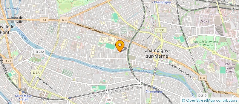 localisation de l'entreprise MADAME LARISA GROSU  CHAMPIGNY-SUR-MARNE