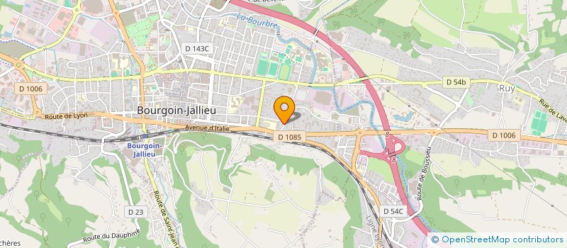 localisation de l'entreprise MADAME LARISA ZAGAN  BOURGOIN-JALLIEU