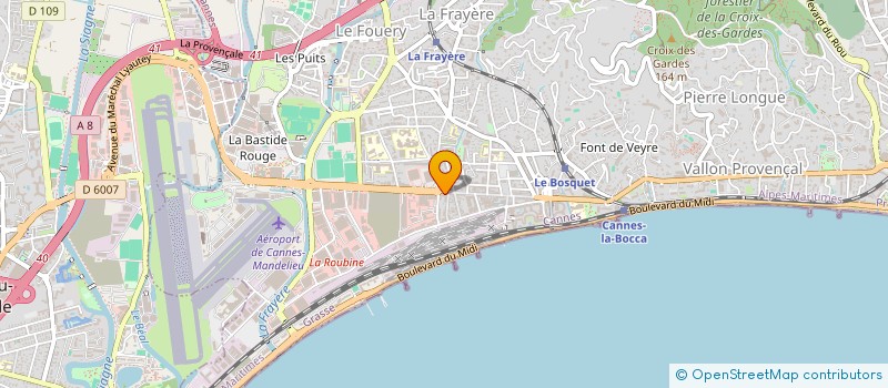 localisation de l'entreprise MADAME LARISSA CARVALHO COSTA MARTINS  CANNES