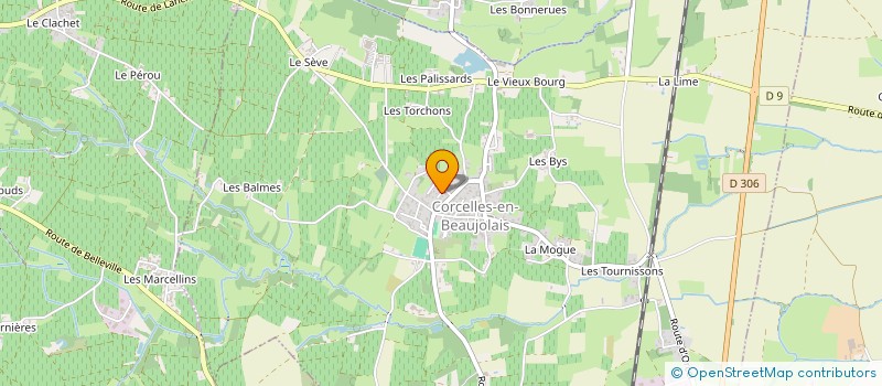 localisation de l'entreprise MADAME LARISSA CLAIN  CORCELLES-EN-BEAUJOLAIS