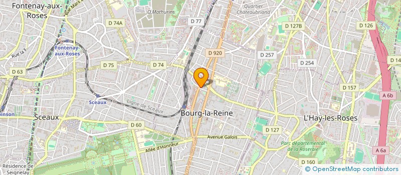 localisation de l'entreprise MADAME LARISSA DE JESUS FERREIRA à FONTENAY-AUX-ROSES