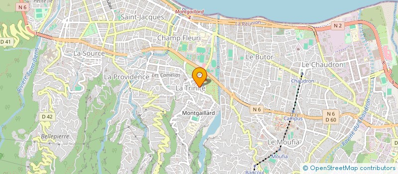 localisation de l'entreprise MADAME LARISSA LAMBERT à SAINT-DENIS