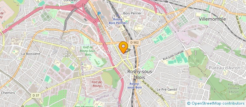 localisation de l'entreprise MADAME LARISSA OLIVEIRA DOS SANTOS à ROSNY-SOUS-BOIS