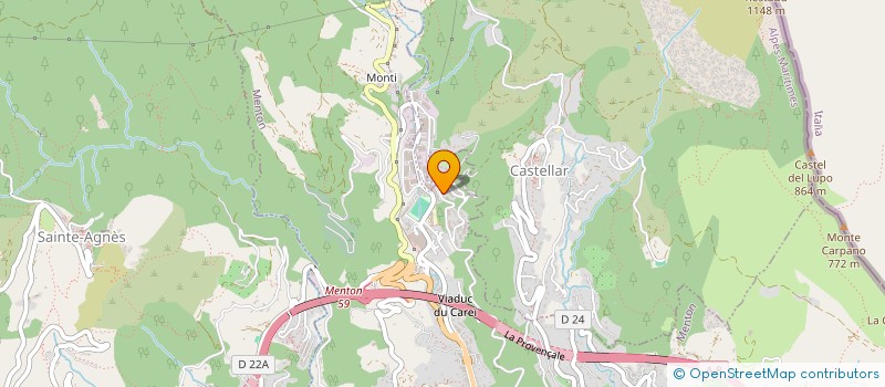 localisation de l'entreprise MADAME LARISSA POPOVA  MENTON