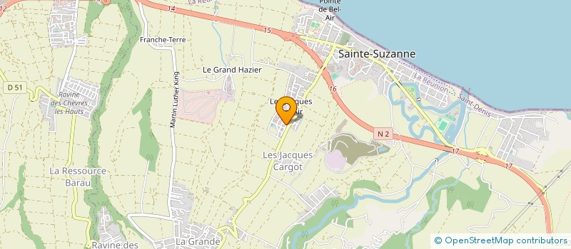 localisation de l'entreprise MADAME LARISSA SINAN à SAINTE-SUZANNE