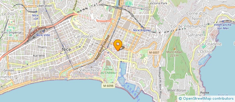 localisation de l'entreprise MADAME LARYSA PEKARSKA  NICE