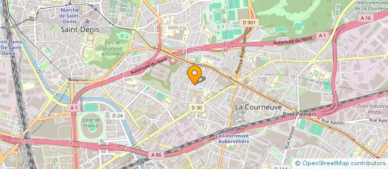 localisation de l'entreprise MADAME LARYSSON SELBONNE à LA COURNEUVE
