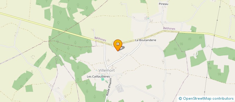 localisation de l'entreprise MADAME LASSALLE SALTHUN  BETHINES