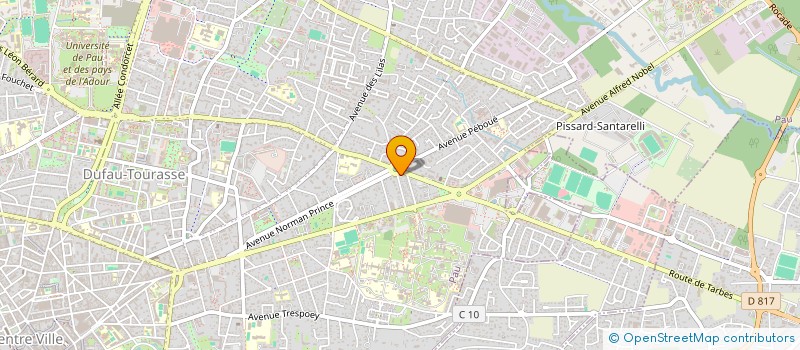 localisation de l'entreprise MADAME LATEFA ABANINI à PAU