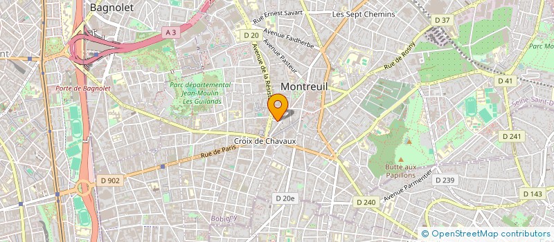 localisation de l'entreprise MADAME LATEFA ALKHADOUR à MONTREUIL