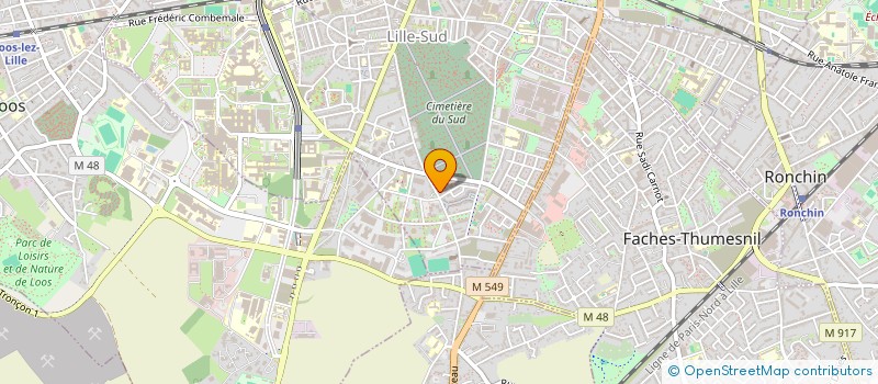 localisation de l'entreprise MADAME LATEFA BENAMAR à LILLE