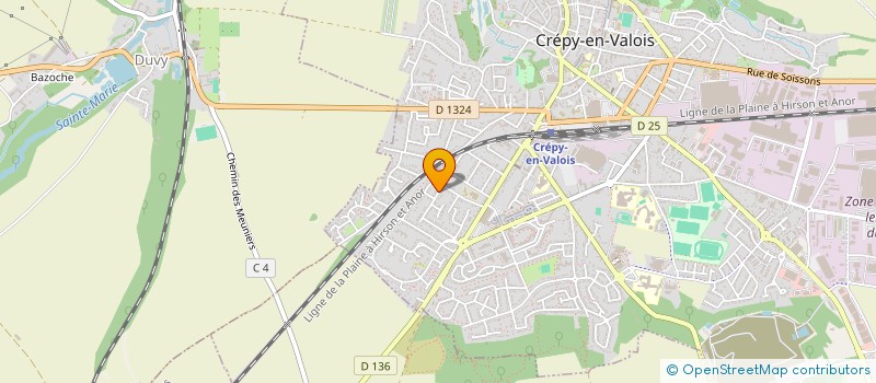 localisation de l'entreprise MADAME LATHAJINI JEYARATNAM  CREPY-EN-VALOIS