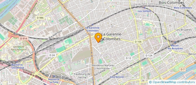 localisation de l'entreprise MADAME LATHEEFUNISSA MOHAMED à LA GARENNE-COLOMBES