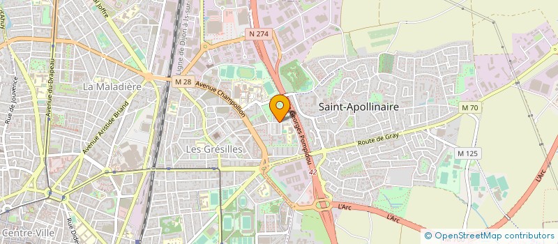 localisation de l'entreprise MADAME LATIFA AIT KHALAHCEN à DIJON