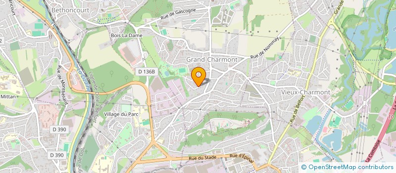 localisation de l'entreprise MADAME LATIFA AKODAD  GRAND-CHARMONT