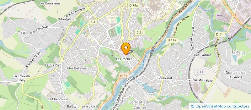 localisation de l'entreprise MADAME LATIFA AMMOURI  ISLE